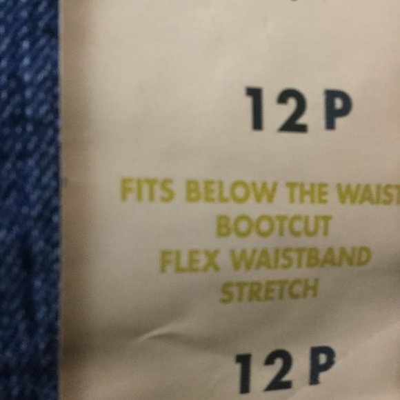 NWT Cherokee Bootcut jeans petite size 12 - Picture 4 of 4